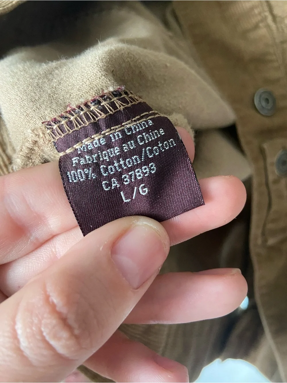 Vintage Brown Corduroy Jacket - Classic Workwear Style - Picture 5 of 5